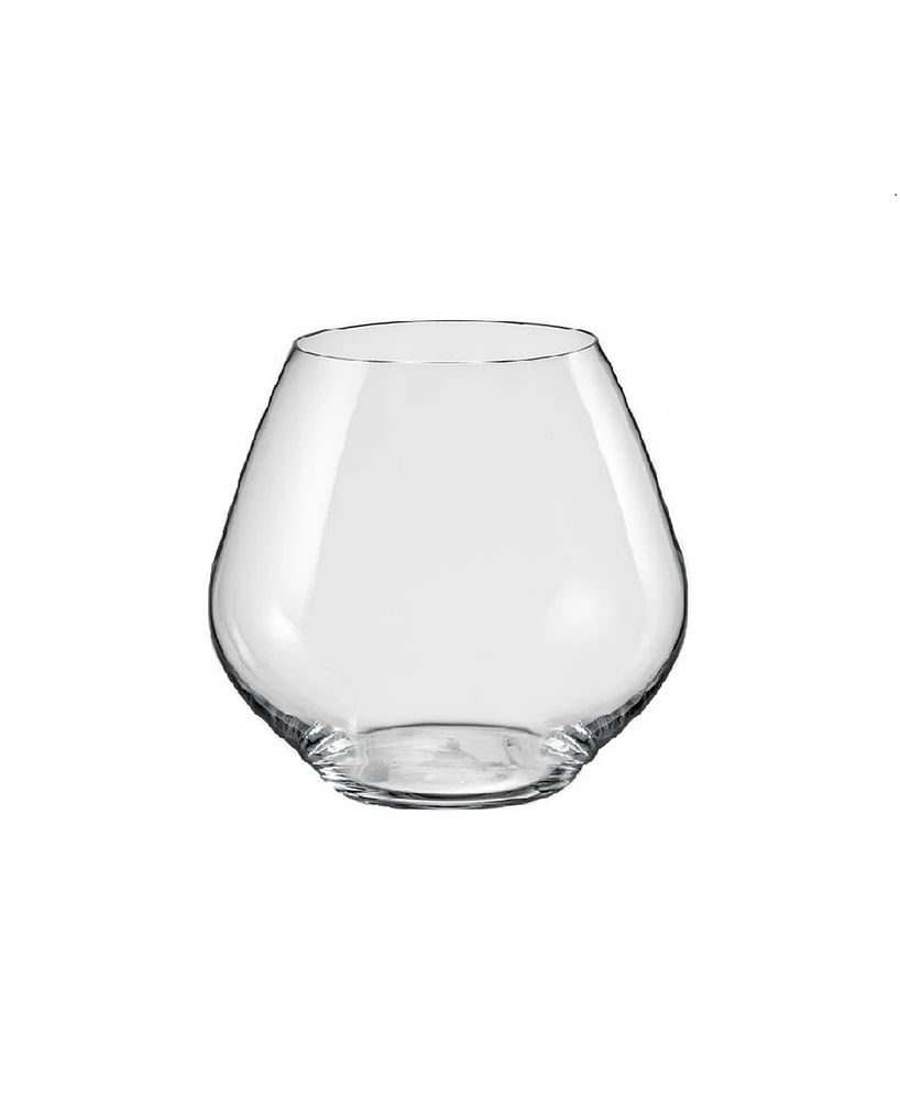 Red Vanilla Saloma Stemless White Wine Glass 14.75 Oz, Set of 6