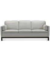 Closeout! Virton 87" Leather Sofa, Created for Macy's