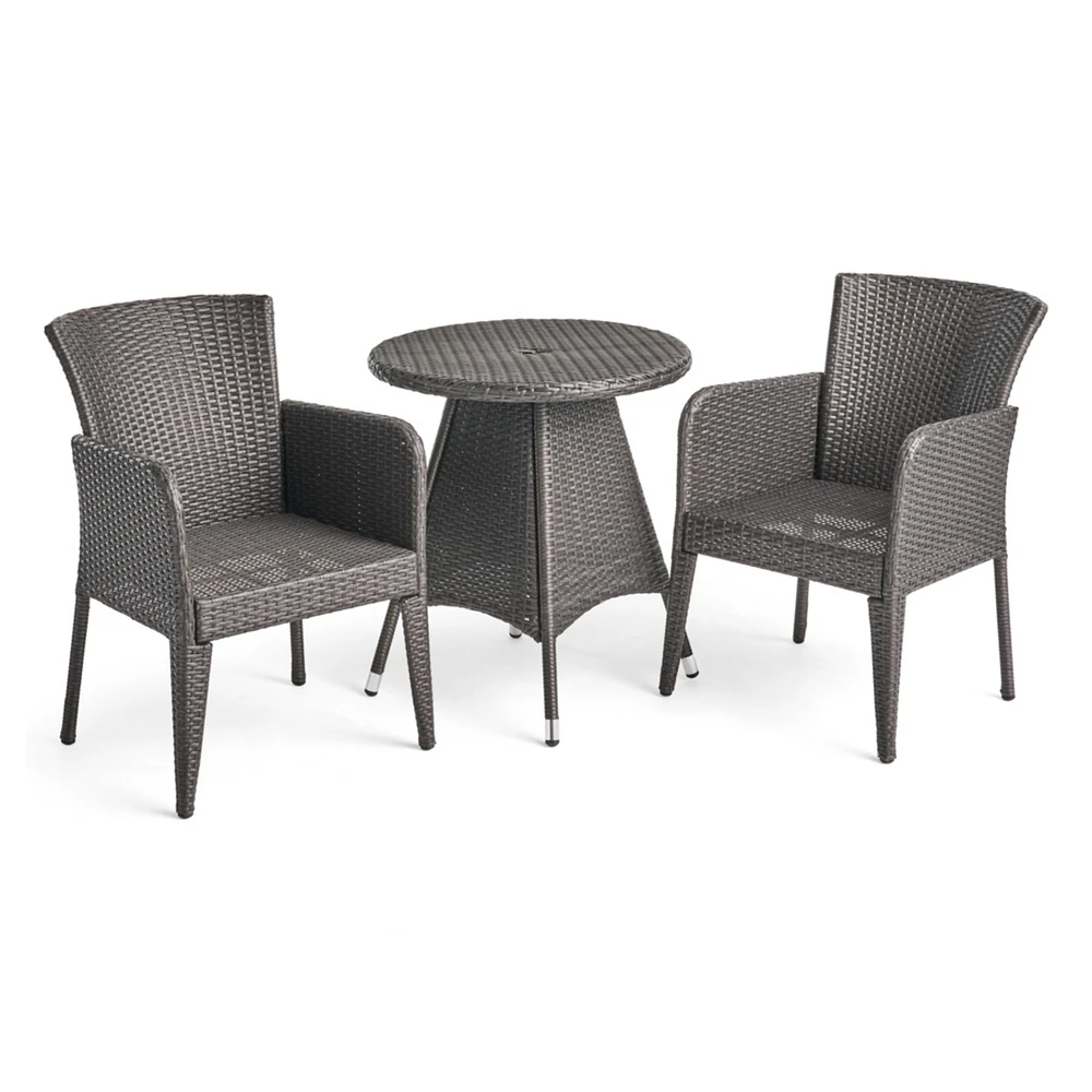 Corsica Outdoor 3pc Bistro Set