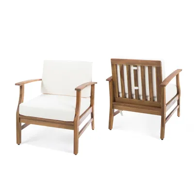 Perla Outdoor Club Chair (Set of 2)