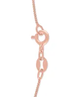 Diamond Mom 18" Pendant Necklace (1/8 ct. t.w.) in 14k Rose Gold Over Sterling Silver