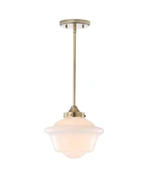 Jonathan Y Kurtz 9.5" Adjustable Drop Led Pendant