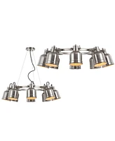 Jonathan Y Liam 26.5" 8-Light Led Pendant Chandelier