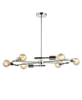 Jonathan Y Turing 17.75" Adjustable Height Led Pendant