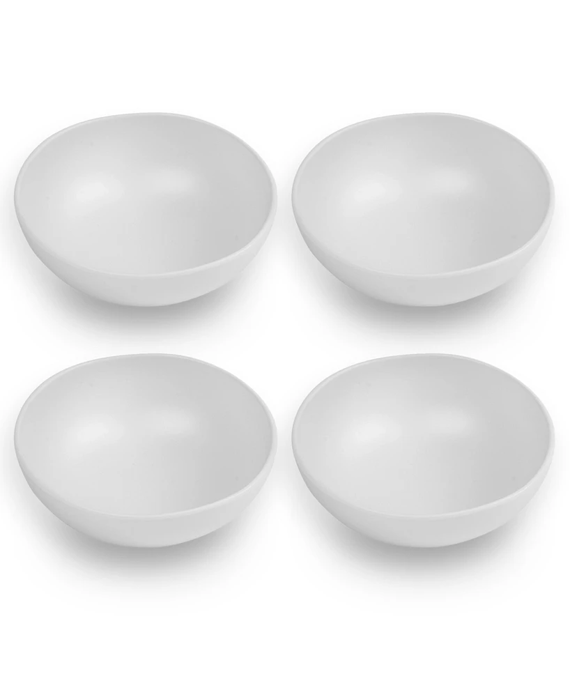 TarHong Matte Craft Melamine Coupe Bowls, Set of 6