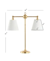 Jonathan Y Ruth 31" 2-Light Libraryl Led Table Lamp