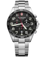 Victorinox Men's Chronograph FieldForce Stainless Steel Bracelet Watch 42mm