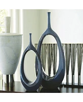 Global Views Open Oval Ring Vase Small