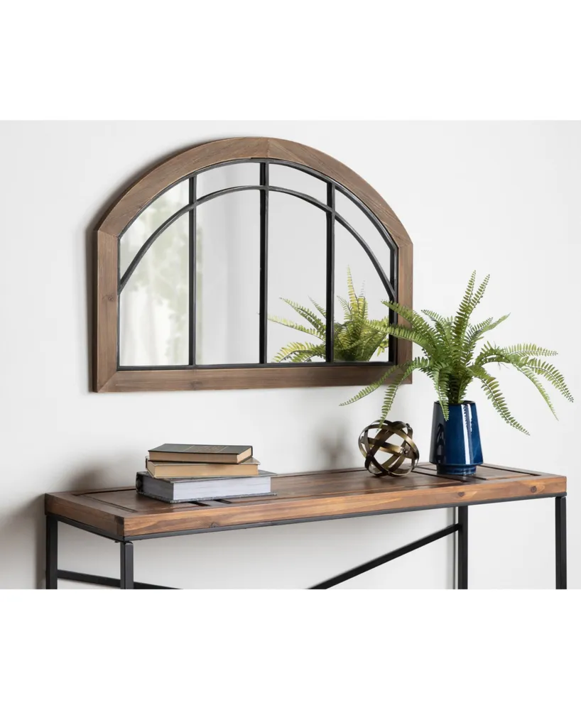 Kate and Laurel Haldron Wood Arch Mirror