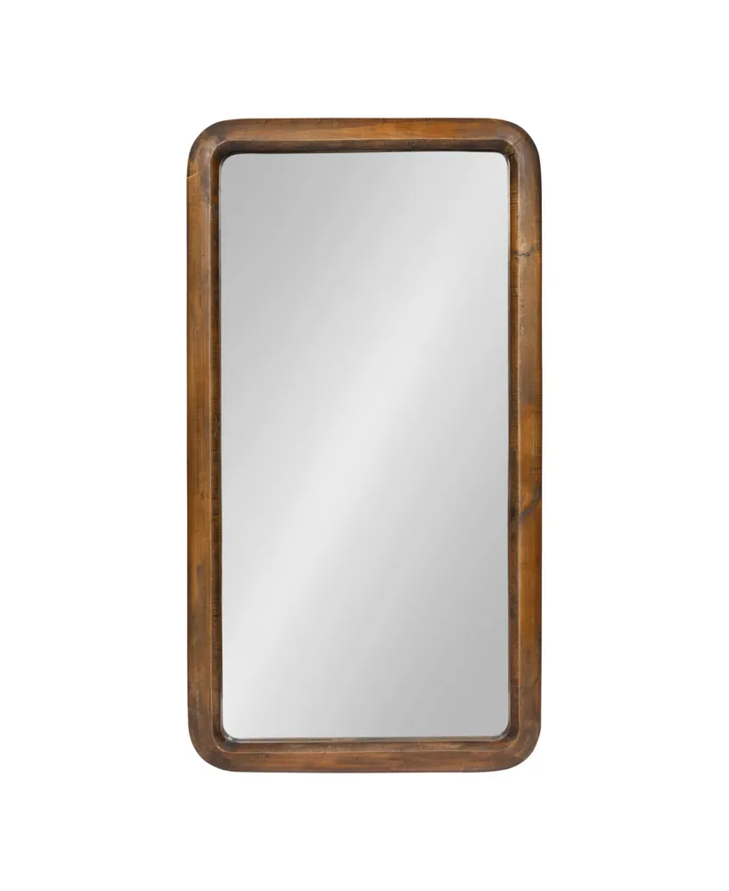 Kate and Laurel Pao Framed Wood Wall Mirror