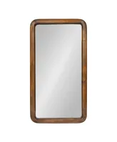 Kate and Laurel Pao Framed Wood Wall Mirror