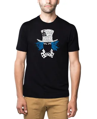 La Pop Art Mens Premium Blend Word T-Shirt - The Mad Hatter
