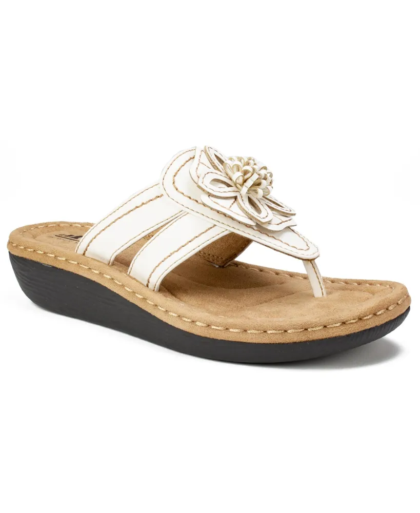 Cliffs by White Mountain Carnation Comfort Thong Sandals