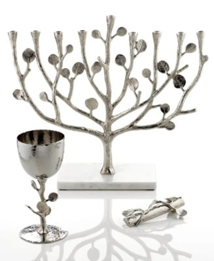 Michael Aram Botanical Leaf Judaica Collection