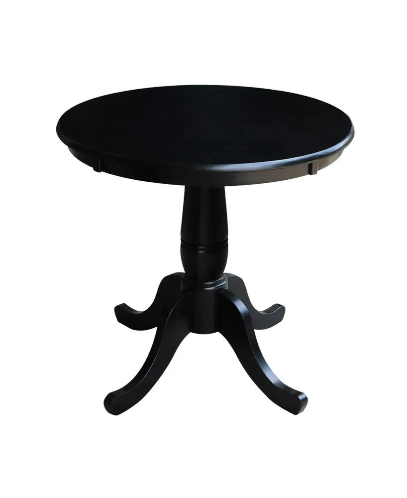 International Concepts 30" Round Top Pedestal Table- 28.9"H