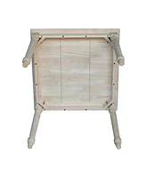 International Concepts Solid Wood Top Table