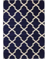 Bayshore Home Arbor Arb2 Navy Blue 7' x 10' Area Rug