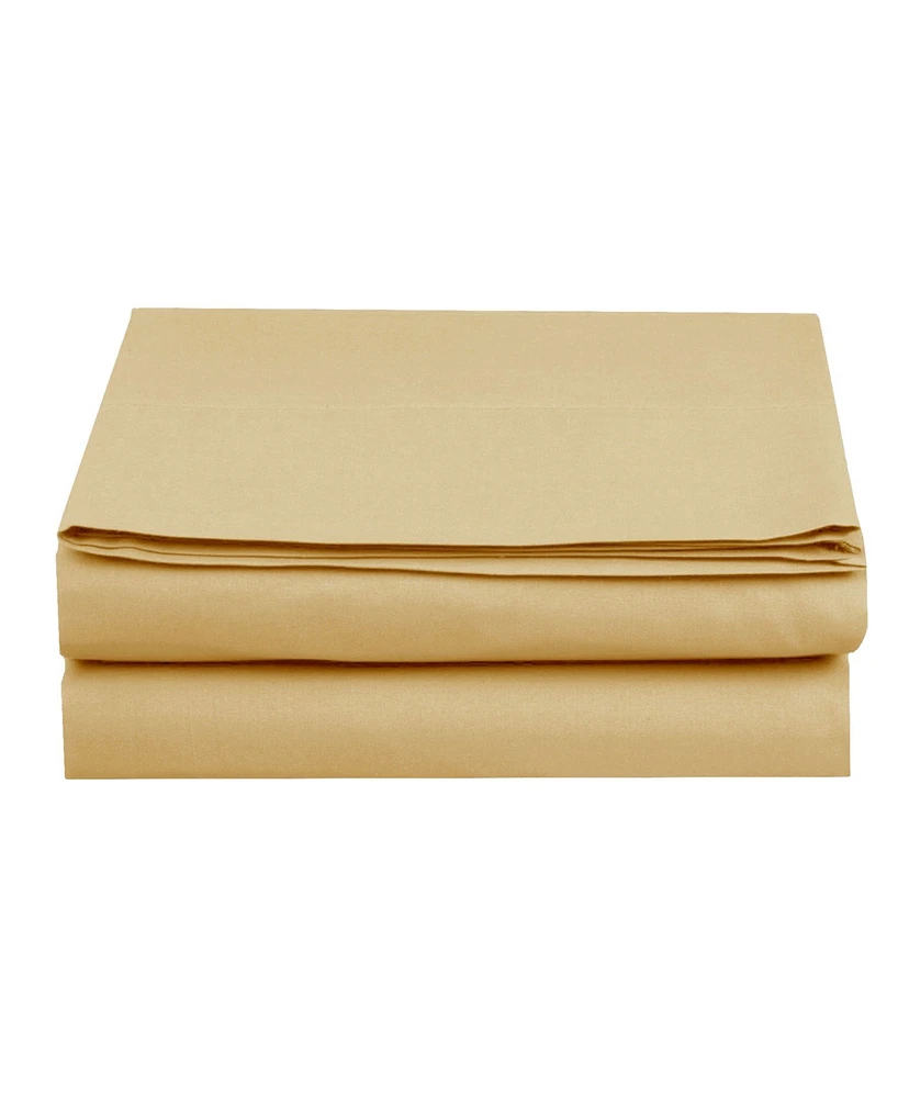 Elegant Comfort Silky Soft Flat Sheet