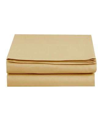 Elegant Comfort Silky Soft Flat Sheet