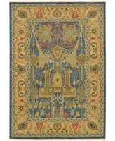 Bayshore Home Harik Har1 Navy Blue 7' x 10' Area Rug