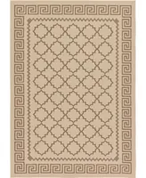 Bayshore Home Outdoor Pashio Pas5 Beige 7' x 10' Area Rug