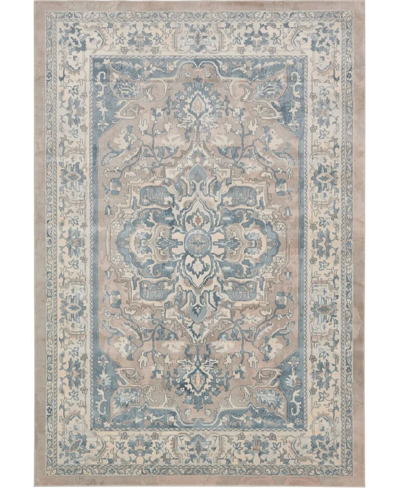 Bayshore Home Caan Can1 Tan 7' x 10' Area Rug