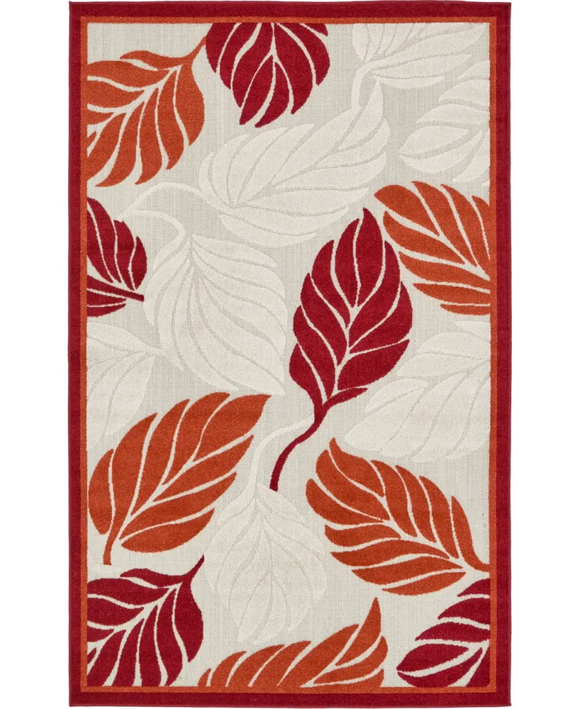 Bayshore Home Outdoor Pashio Pas2 5' x 8' Area Rug