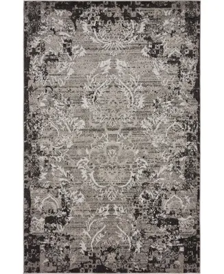 Bayshore Home Outdoor Pashio Pas4 Light Gray 5' x 8' Area Rug