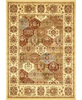 Bayshore Home Passage Psg1 Ivory 8' x 11' 4" Area Rug