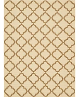 Bayshore Home Outdoor Pashio Pas5 Beige 8' x 11' 4" Area Rug