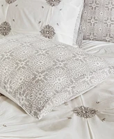 Madison Park Malia Embroidered Cotton 4-Pc. Duvet Cover Set