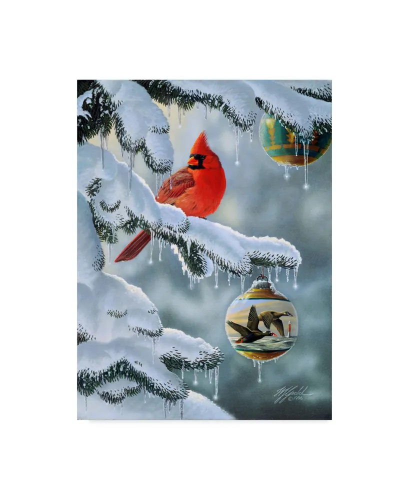 Wilhelm Goebel 'Christmas Companion' Canvas Art - 18" x 24"