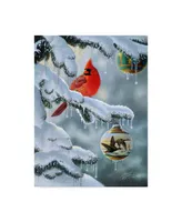 Wilhelm Goebel 'Christmas Companion' Canvas Art - 18" x 24"