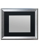 Trademark Fine Art Heavy Duty Silver Frame with Black Mat - 16" x 20"