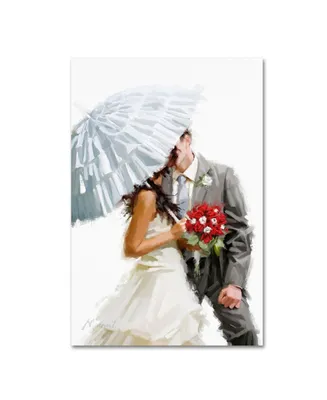 The Macneil Studio 'Wedding Parasol' Canvas Art - 22" x 32"