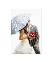 The Macneil Studio 'Wedding Parasol' Canvas Art - 22" x 32"