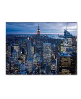 Yakov Agani 'New York City, Ny' Canvas Art - 24" x 16"