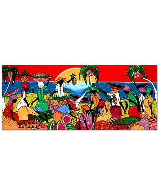 'Full of Life' Canvas Art - 47" x 20"