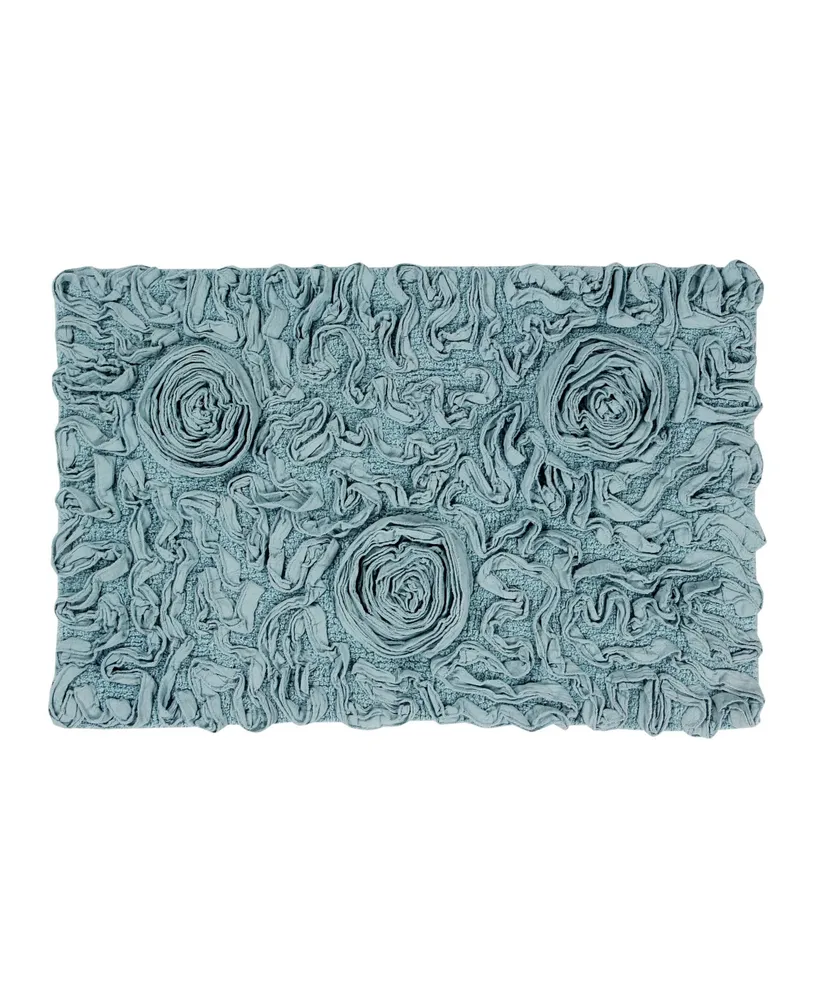 Home Weavers Bell Flower Bath Rug