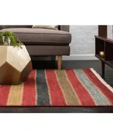 Bayshore Home Ojas Oja1 Red 8' x 11' Area Rug