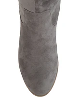 Journee Collection Women's Sanora Stacked Heel Mid Shaft Boots
