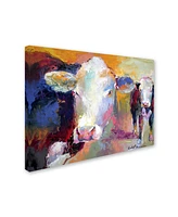 Richard Wallich 'Art Cows' Canvas Art - 14" x 19"