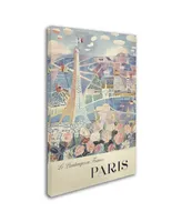 Vintage Apple Collection 'Printemps Paris' Canvas Art - 12" x 19"