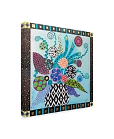 Lynn Hughes 'Full Bloom In Color' Canvas Art - 18" x 18"
