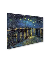 Vincent Van Gogh 'The Starry Night Ii' Canvas Art - 24" x 18"