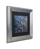 Kurt Shaffer 'Springtime at the Lake' Matted Framed Art - 11" x 11"