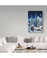 Jeff Tift 'Christmas With The Elves' Canvas Art - 22" x 32"