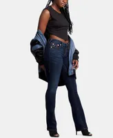 True Religion Becca Stretchy Mid Rise Bootcut Jeans