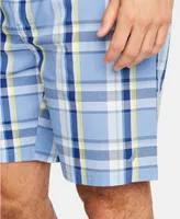 Nautica Men's Cotton Plaid Pajama Shorts