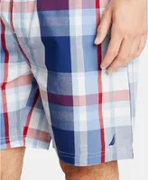 Nautica Men's Cotton Plaid Pajama Shorts